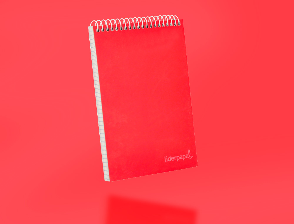 CUADERNO ESPIRAL LIDERPAPEL BOLSILLO DOCEAVO APAISADO WITTY TAPA DURA 80H 75GR CUADRO 4 MM COLORES SURTIDOS