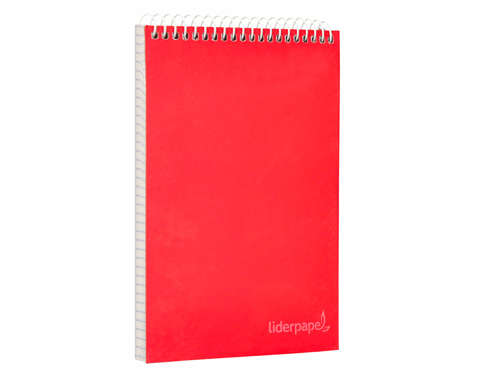 CUADERNO ESPIRAL LIDERPAPEL BOLSILLO DOCEAVO APAISADO WITTY TAPA DURA 80H 75GR CUADRO 4 MM COLORES SURTIDOS