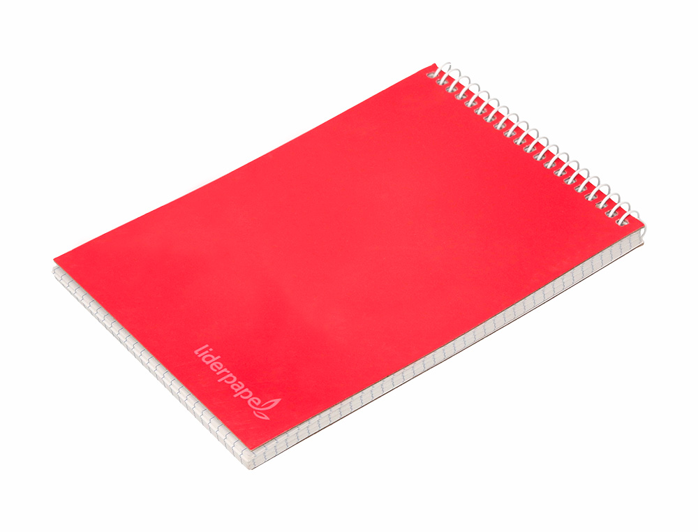 CUADERNO ESPIRAL LIDERPAPEL BOLSILLO DOCEAVO APAISADO WITTY TAPA DURA 80H 75GR CUADRO 4 MM COLORES SURTIDOS