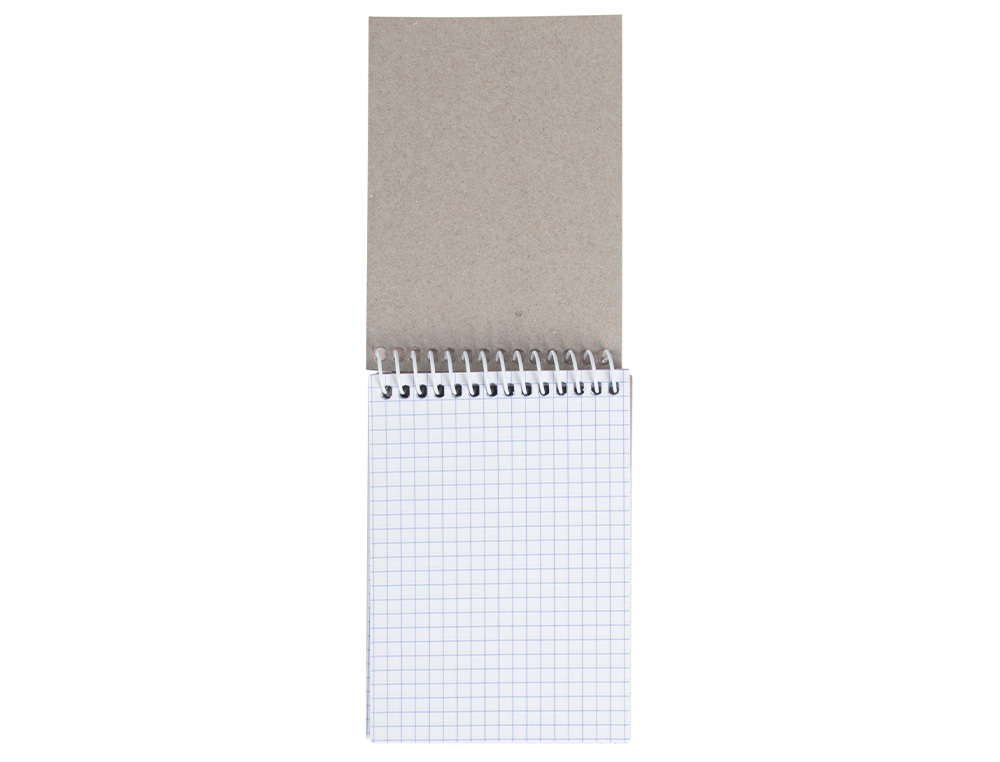 CUADERNO ESPIRAL LIDERPAPEL BOLSILLO DIECISEAVO APAISADO SMART TAPA BLANDA 80H 60GR CUADRO 4MM COLORES SURTIDOS