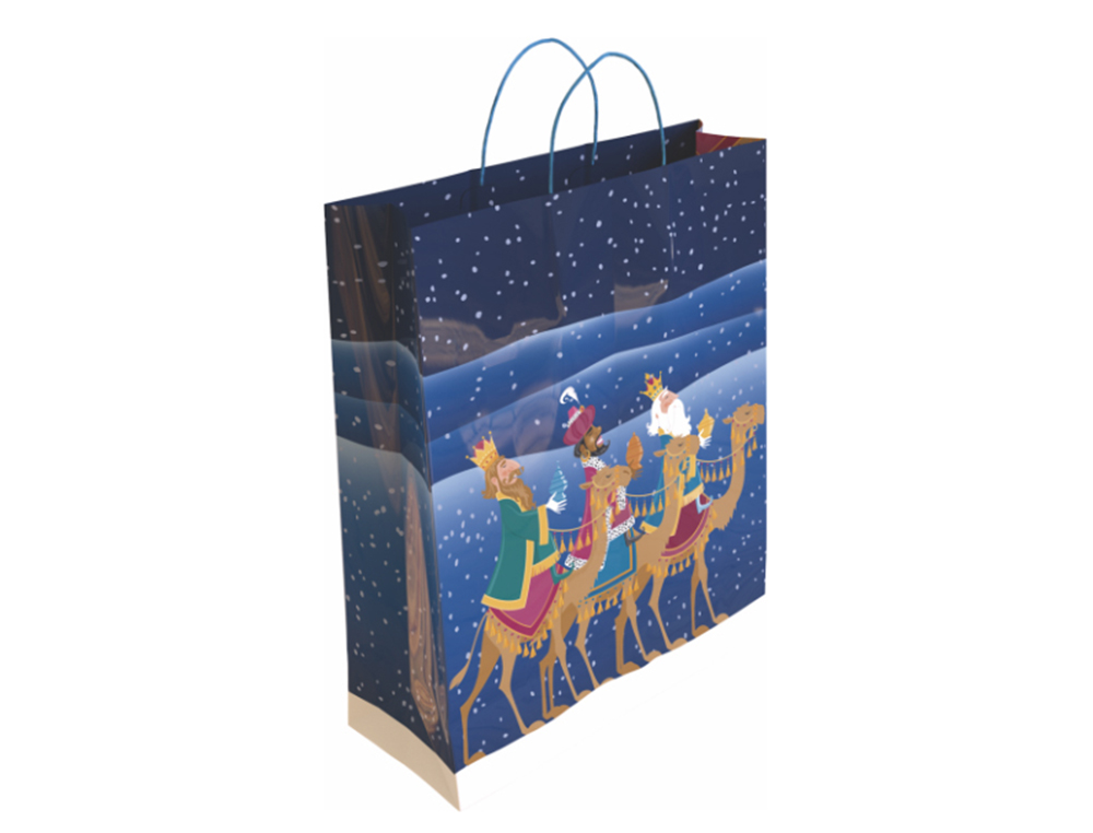 BOLSA PARA REGALO BASIKA NV2303 L 32+14X40 CM