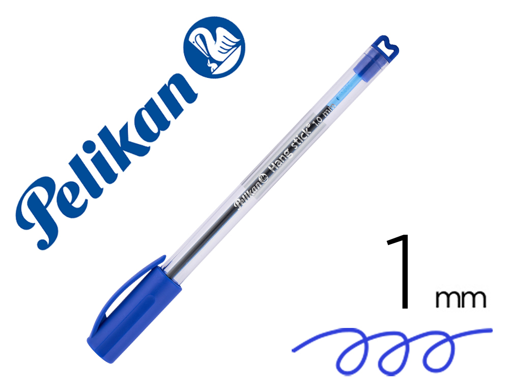 BOLIGRAFO PELIKAN STICK SUPER SOFT AZUL