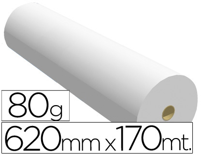PAPEL REPROGRAFIA PPC PARA PLANOS 620X170MT 80GR